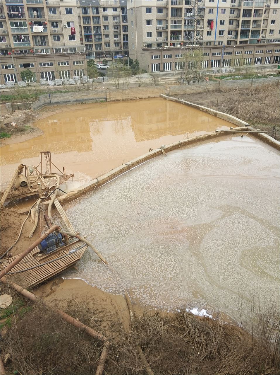 公坡镇沉淀池淤泥清理-厂区废水池淤泥清淤